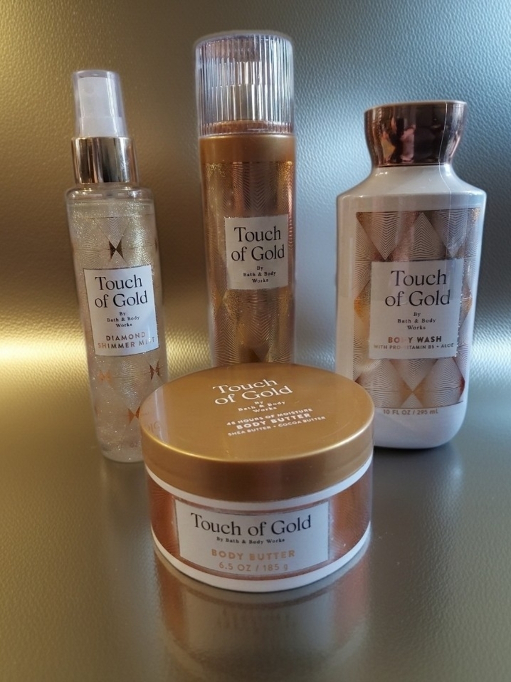 Bath & Body Works Touch of Gold Body Care Set — New!